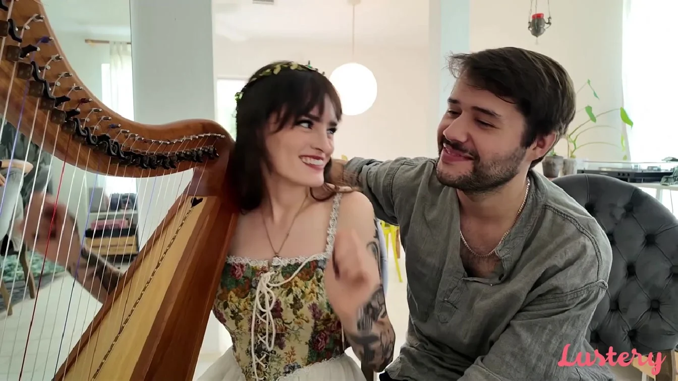 Preview of Lustery Holly Beth And Hairy Styles Pull On My Harp Strings XXX